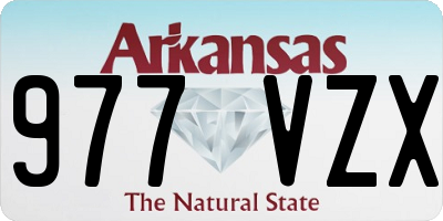 AR license plate 977VZX