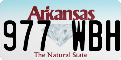 AR license plate 977WBH