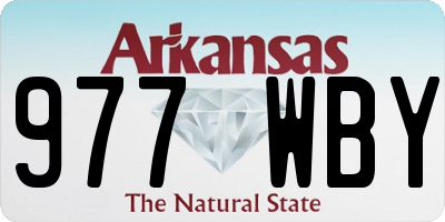 AR license plate 977WBY