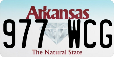 AR license plate 977WCG