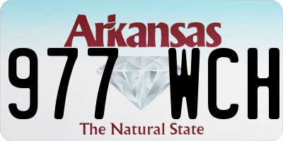 AR license plate 977WCH