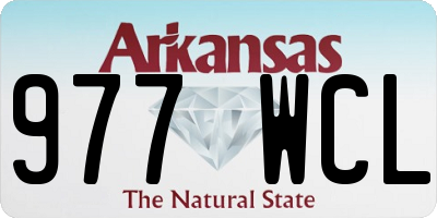 AR license plate 977WCL