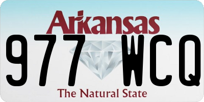 AR license plate 977WCQ