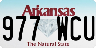 AR license plate 977WCU