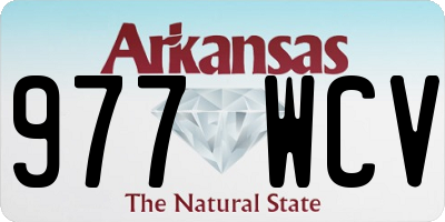 AR license plate 977WCV