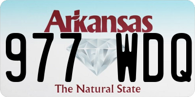 AR license plate 977WDQ