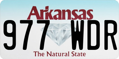 AR license plate 977WDR