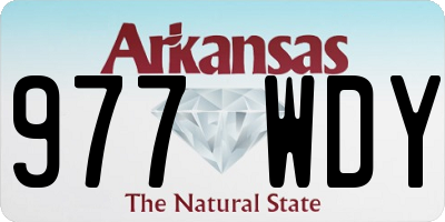 AR license plate 977WDY
