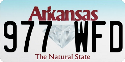 AR license plate 977WFD