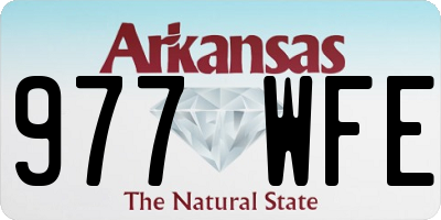 AR license plate 977WFE