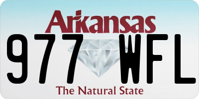AR license plate 977WFL