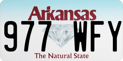 AR license plate 977WFY