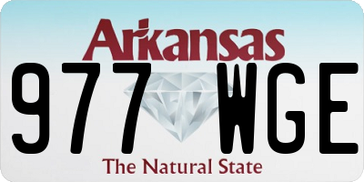 AR license plate 977WGE