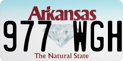 AR license plate 977WGH