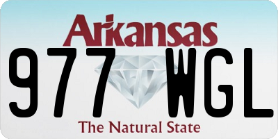 AR license plate 977WGL