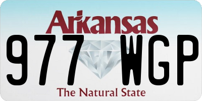 AR license plate 977WGP