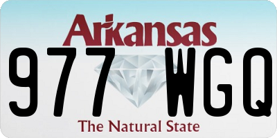AR license plate 977WGQ