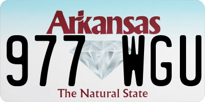AR license plate 977WGU