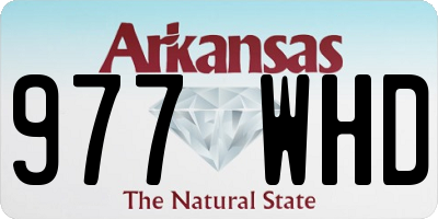 AR license plate 977WHD