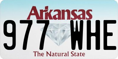AR license plate 977WHE