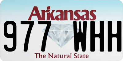 AR license plate 977WHH