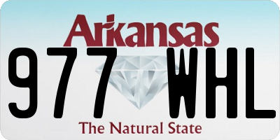 AR license plate 977WHL