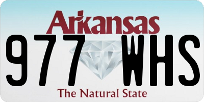 AR license plate 977WHS