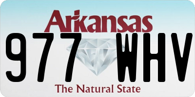 AR license plate 977WHV