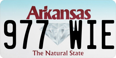 AR license plate 977WIE