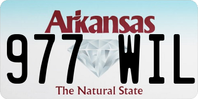AR license plate 977WIL