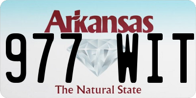 AR license plate 977WIT