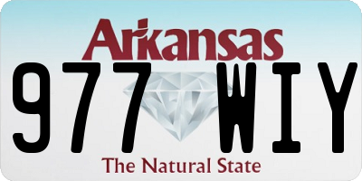 AR license plate 977WIY