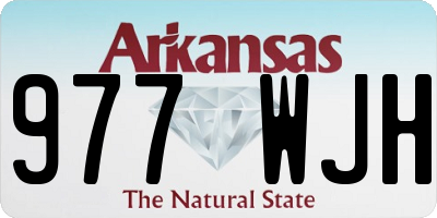 AR license plate 977WJH