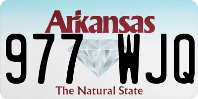 AR license plate 977WJQ