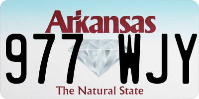 AR license plate 977WJY
