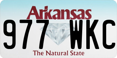 AR license plate 977WKC
