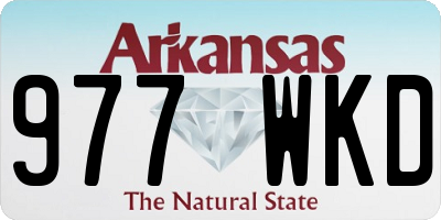 AR license plate 977WKD