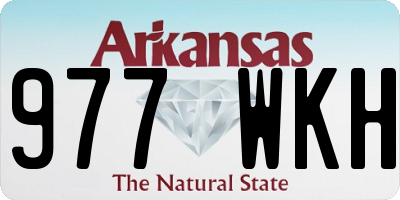 AR license plate 977WKH