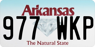 AR license plate 977WKP