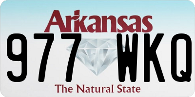 AR license plate 977WKQ