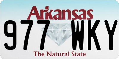 AR license plate 977WKY