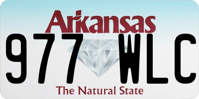 AR license plate 977WLC
