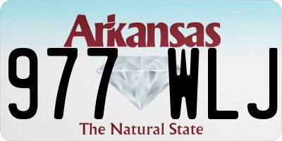 AR license plate 977WLJ
