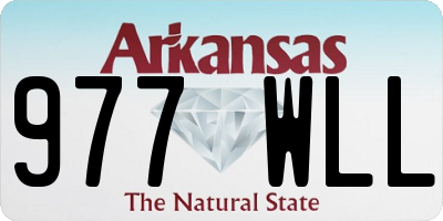 AR license plate 977WLL