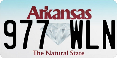 AR license plate 977WLN