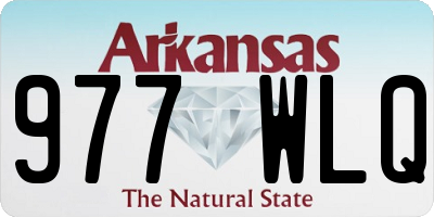 AR license plate 977WLQ