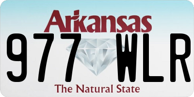 AR license plate 977WLR
