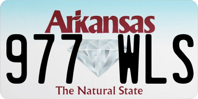 AR license plate 977WLS