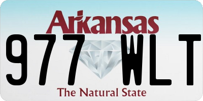 AR license plate 977WLT