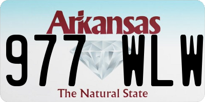 AR license plate 977WLW